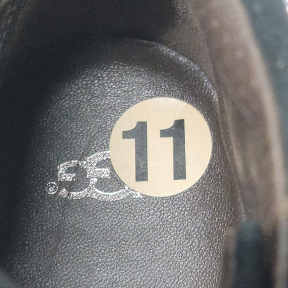 UGG Cali Fringe Men's Suede High Sneakers in Black Size 11 NEW - Picture 6 of 12